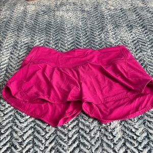 Lululemon Athletica Vibrant Pink Athletic Shorts in Like New Condition